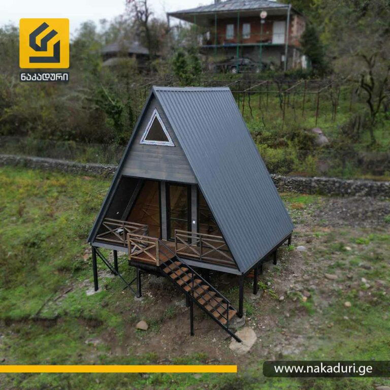 42 კვადრატული A-frame ხის კოტეჯი 3